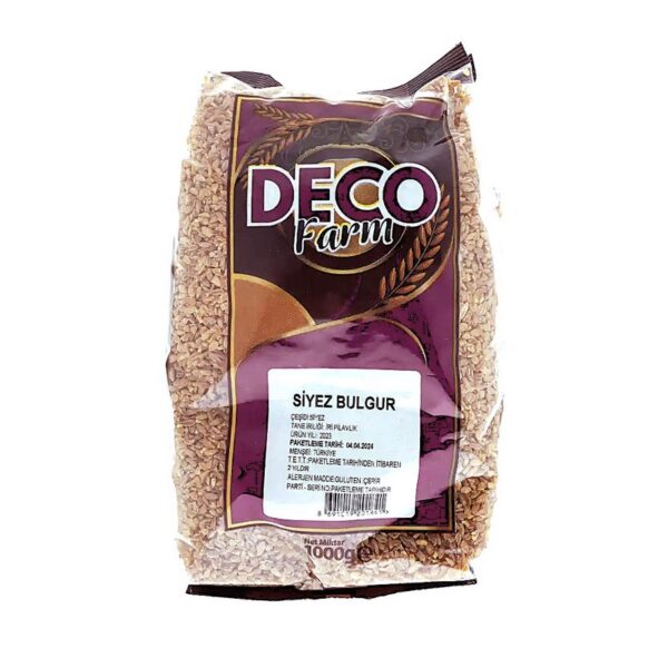 DECO FARM SİYEZ BULGURU 1 KG