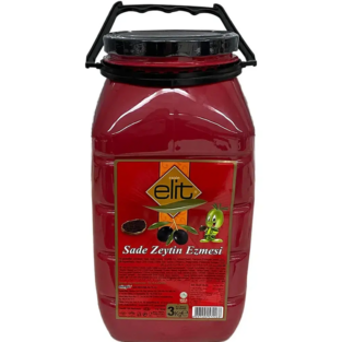 ELİT SİYAH ZEYTİN EZMESİ 3000 GR PET